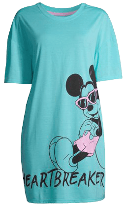 Disney - Disney Women's and Women's Plus Mickey Mouse Sleep Shirt - Walmart.com - Walmart.com blue