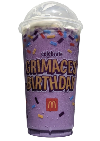 Grimace shake from McDonald’s