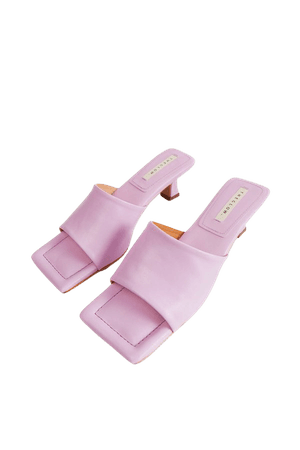 Mia Squared Toe Heels - Pink – Simonett