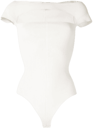 KHAITE cut-out Shortsleeved Bodysuit - Farfetch
