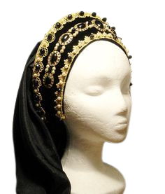 French Hood Tudor Headpiece Renaissance | Etsy