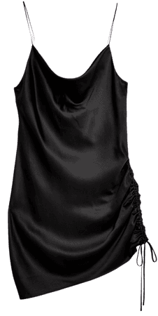 Topshop Ruched Satin Mini Slip Dress (Regular & Petite) | Nordstrom