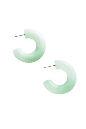 Chunky Translucent Hoop Earring | Urban Outfitters