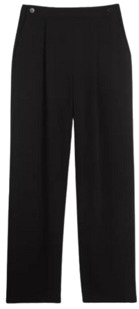 black high-waisted Salma pants | agnès b.