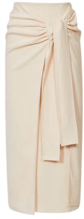 Reiss Alison Tie Waist Midi Pencil Skirt | REISS USA