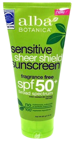Alba Botanica Sensitive Suncreen SPF 50