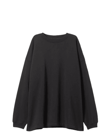Best Oversized Sweatshirt - Black - WOMEN_SWEATSHIRTS - Weekday WW