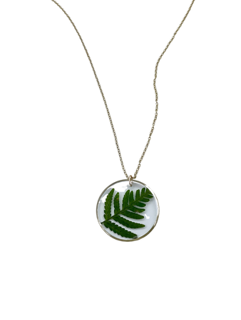 Ellie’s fern necklace