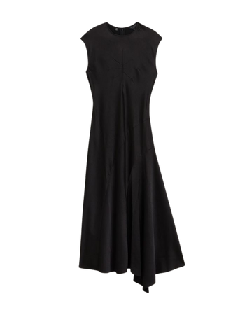 Asymmetric Midi Dress With Curved Seams – Ted Baker, United States