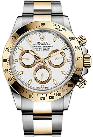 Amazon.com: Rolex Daytona Grey Chronograph Steel And Yellow Gold Mens Watch 116523GYSO: Rolex: Watches