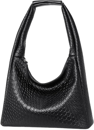Amazon.com: BOSTANTEN Purses for Women Woven Shoulder Bag Vegan Leather Hobo Designer Handbags, Black : Clothing, Shoes & Jewelry
