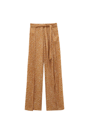 Flowing sarong pants with floral print - 100% ECOVEROTM viscose - pull&bear