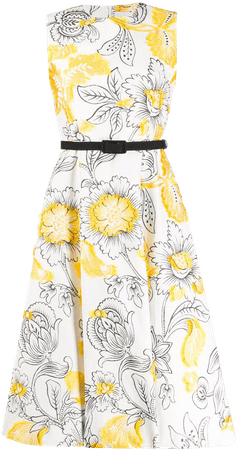 Erdem, Farrah Floral Embroidered Dress