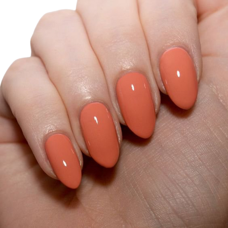 Orange/Peach Nails