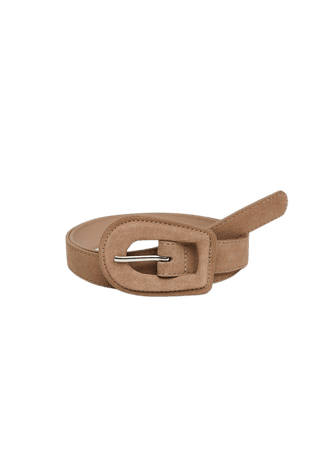 Maxi buckle leather belt - Women | Mango USA