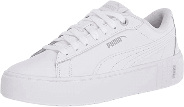 Amazon.com | PUMA Women's Smash Platform Sneaker, White, 11 | Fashion Sneakers