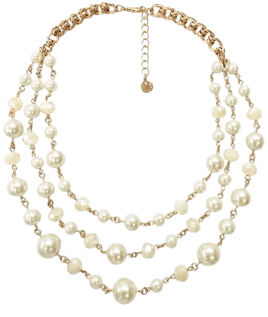 Charter Club Gold-Tone Imitation Pearl & Bead Layered Collar Necklace, 17" + 2" extender, Created for Macy's & Reviews - Necklaces - Jewelry & Watches - Macy's