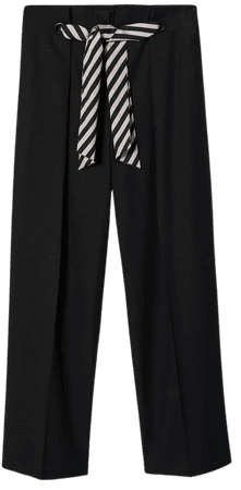 Darts lyocell trousers - Women | Mango USA