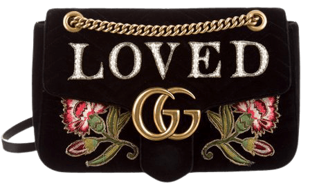 Gucci GG Marmont Medium Velvet Bag - Handbags - GUC256974 | The RealReal