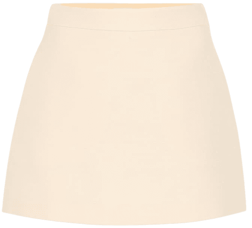 Valentino Wool And Silk Miniskirt