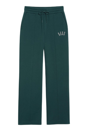Drawstring trousers - Forest green - Trousers - Monki GB