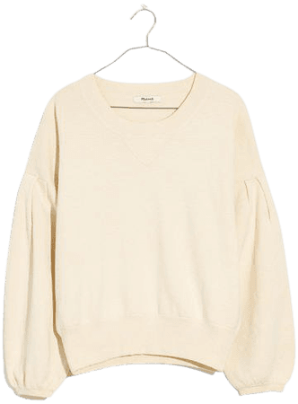 Chalfant Balloon-Sleeve Pullover Sweater