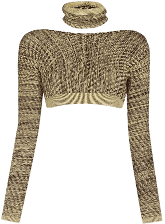 Shop Isa Boulder Psychic cropped crewneck jumper with Express Delivery - FARFETCH