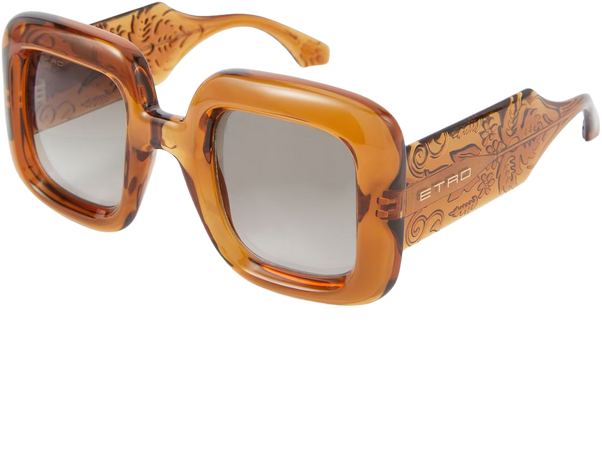 Paisley oversized sunglasses in beige - Etro | Mytheresa