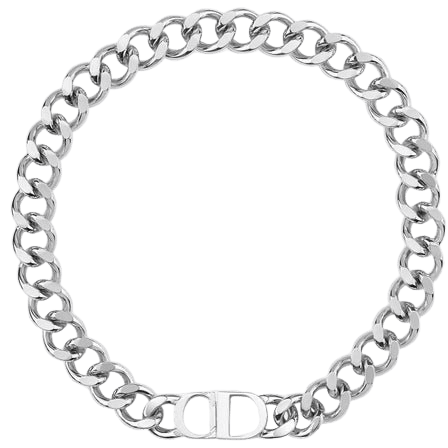 [W2C] Christian Dior Brass Choker Necklace : DesignerReps