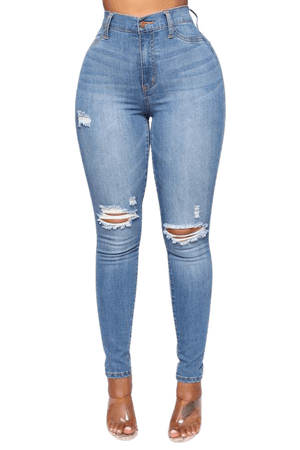 *clipped by @luci-her* Our Favorite High Rise Skinny Jeans - Medium Blue Wash, Jeans | Fashion Nova