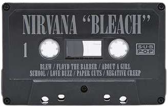Nirvana: "Bleach" Cassette Tape