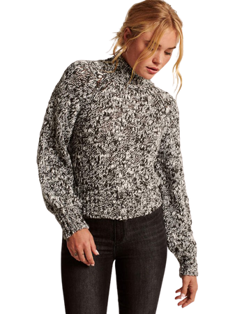 Women's Cozy Mockneck Sweater | Women's Tops | Abercrombie.com