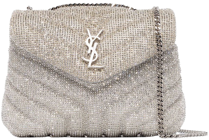 Saint Laurent Loulou embellished shoulder bag