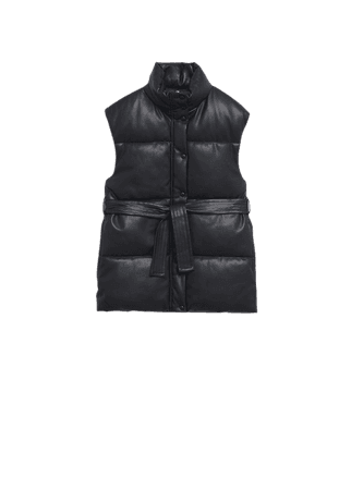 Quilted skin style gilet - Women | Mango USA