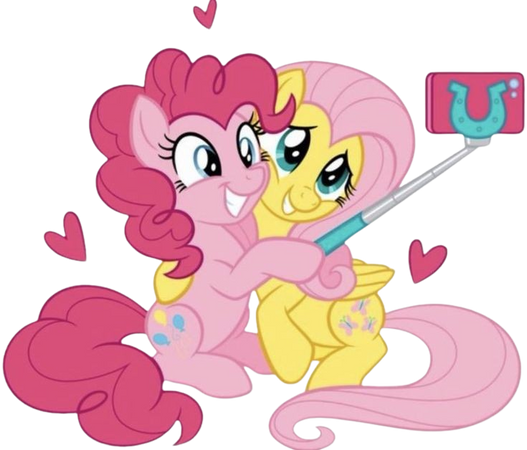 Pinkie Pie and Fluttershy