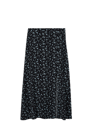 Slit floral skirt - Women | Mango USA