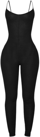 plt black unitard jumpsuit