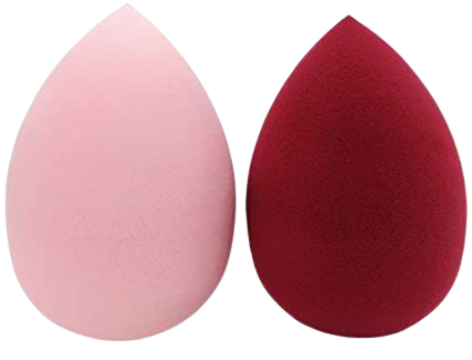 Amazon.com : Makeup Sponge Blender Beauty Foundation Blending Sponge, Flawless for Liquid, Cream, and Powder, Multi-colored Makeup Sponges, For Powder, Cream or Liquid Application， 2 Pack， by Qpeuim : Beauty & Personal Care