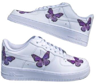butterfly painted air forces