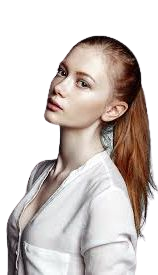 ginger hair girl transparent background - Google Search