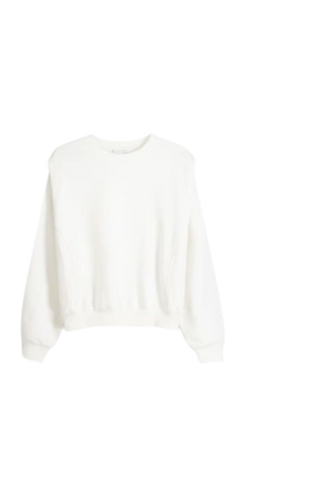 Sweatshirt with shoulder pads - New - Women | Bershka