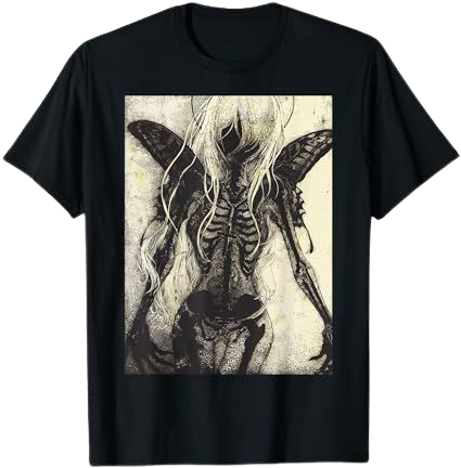 Amazon.com: Dark Art Aesthetic Grunge clothes Fairycore Gothic Horror Short Sleeve T-Shirt : Clothing, Shoes & Jewelry