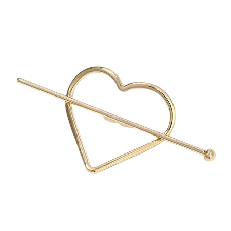 Copper Heart Barrette Hair Jewelry Gift For Her | Free Shipping For New Users | Temu