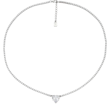 Revolve- Bonbonwhims- Gumdrop tennis necklace in silver