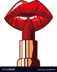 pop art lipstick lips - Google Search