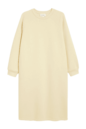 Midi sweater dress - Light yellow - Midi dresses - Monki WW
