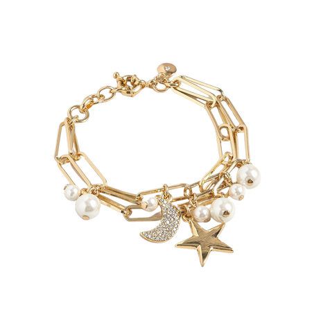 J.Crew: Celestial Charm Layered Bracelet For Women