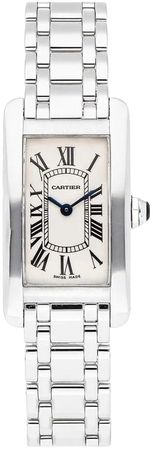 Cartier pre-owned Tank Americaine 19mm - Farfetch