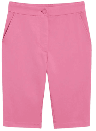 Tailored bermuda shorts - Fuchsia pink - Shorts - Monki WW