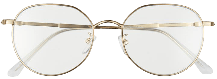 BP. 50mm Round Blue Light Filtering Glasses | Nordstrom